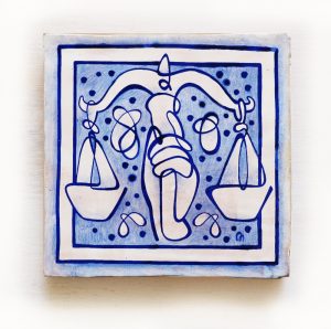 Libra-signos-del-zodiaco-horoscopo-cerámica-valenciana-moderna-ppmiralles-venta-on-line