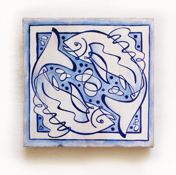 Piscis-signos-del-zodiaco-horoscopo-cerámica-valenciana-moderna-ppmiralles-venta-on-line