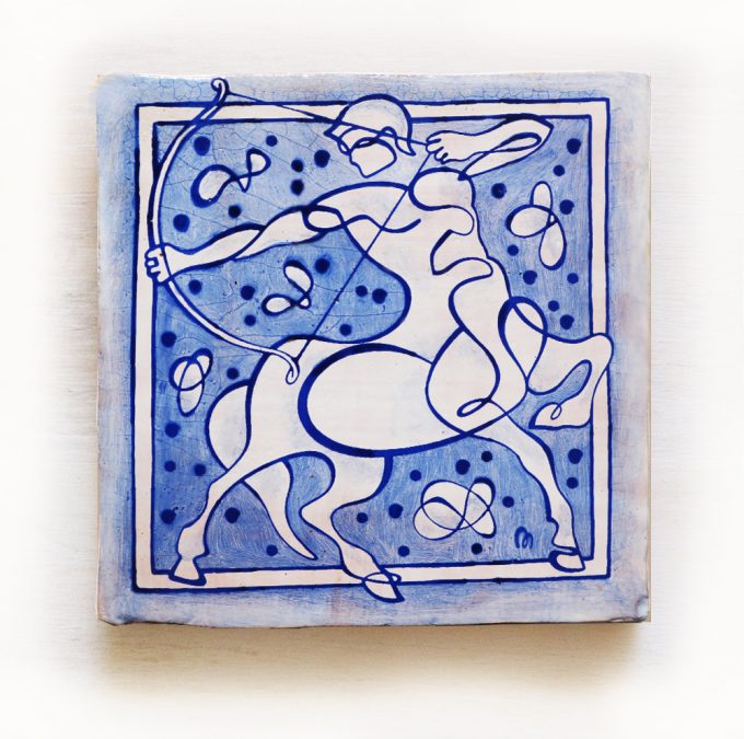 Sagitario-signos-del-zodiaco-horoscopo-cerámica-valenciana-moderna-ppmiralles-venta-on-line